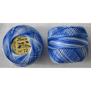 Presencia Finca Perle 12 Egyptian Cotton, 5 Gram, 9705 Shaded Light Royal Blue