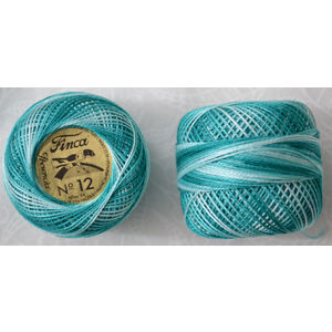 Presencia Finca Perle 12 Egyptian Cotton, 5 Gram, 9785 Shaded Mint