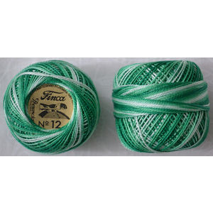 Presencia Finca Perle 12 Egyptian Cotton, 5 Gram, 9815 Shaded Light Green