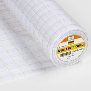Quilters Grid 90cm Wide WHITE Interfacing For Accurate Sewing Per Metre