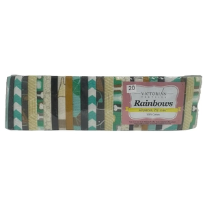 Rainbows 40 x 2 1/2&quot; Strips 44&quot; Long by Victorian Textiles (#20)