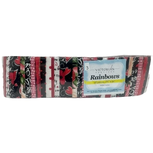 Rainbows 40 x 2 1/2&quot; Strips 44&quot; Long by Victorian Textiles (#3)
