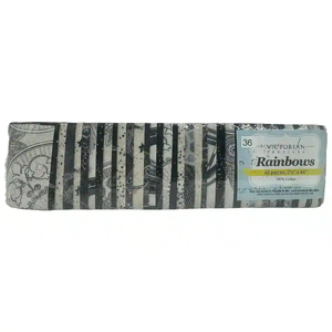 Rainbows 40 x 2 1/2" Strips 44" Long by Victorian Textiles (#36)