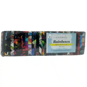 Rainbows 40 x 2 1/2" Strips 44" Long by Victorian Textiles (#4)