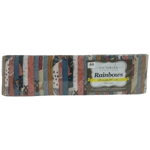 Rainbows 40 x 2 1/2&quot; Strips 44&quot; Long by Victorian Textiles (#44)