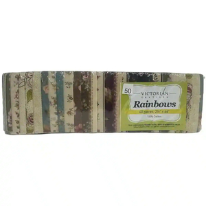 Rainbows 40 x 2 1/2" Strips 44" Long by Victorian Textiles (#50)