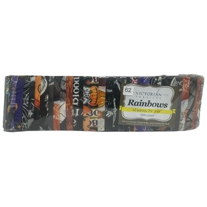 Rainbows 40 x 2 1/2&quot; Strips 44&quot; Long by Victorian Textiles (#62)