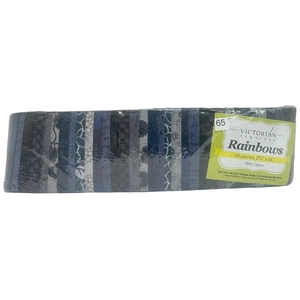 Rainbows 40 x 2 1/2&quot; Strips 44&quot; Long by Victorian Textiles (#65)