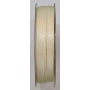 Uni-Ribbon Double Sided Satin Ribbon, 6mm, 02 ANTIQUE WHITE, Full 40 Metre Roll