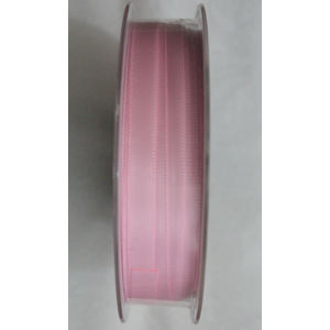 Uni-Ribbon Double Sided Satin Ribbon, 6mm, 10 POWDER PINK, Full 40 Metre Roll