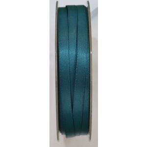 Uni-Ribbon Double Sided Satin Ribbon, 6mm, 56 TEAL, Full 40 Metre Roll