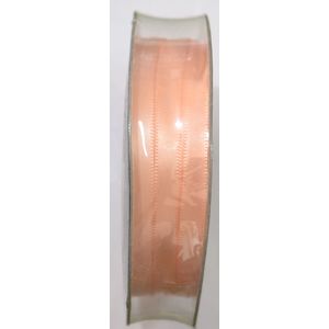 Uni-Ribbon Double Sided Satin Ribbon, 6mm, 83 SOFT PEACH, Full 40 Metre Roll