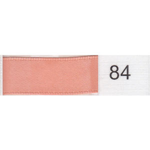 Uni-Ribbon Double Sided Satin Ribbon, 6mm, 84 PEACH, Per Metre