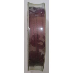 Uni-Ribbon Double Sided Satin Ribbon, 6mm, 89 RAISIN, Per Metre