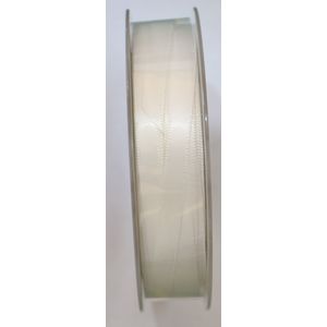 Uni-Ribbon Double Sided Satin Ribbon, 6mm, 90 IVORY, Full 40 Metre Roll