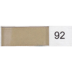 Uni-Ribbon Double Sided Satin Ribbon, 6mm, 92 BEIGE, Per Metre