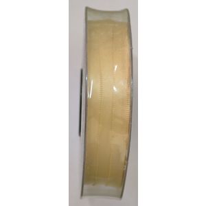 Uni-Ribbon Double Sided Satin Ribbon, 6mm, 93 BUTTERMILK, Per Metre