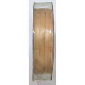 Uni-Ribbon Double Sided Satin Ribbon, 6mm, 95 CAMEL, Per Metre