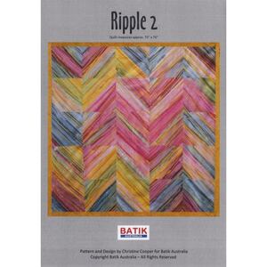 Batik Australia Quilt Pattern, RIPPLE 2, (Pattern / instructions only, no fabric)