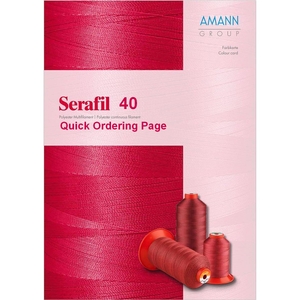 Amann Serafil No.40, (Art. No. 2062), Polyester Multifilament Thread 1200m