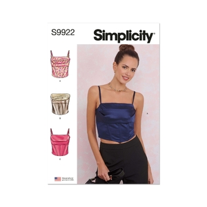 Misses’ Corsets, Sizes 6-14 Simplicity Sewing Pattern 9922H5