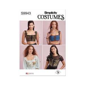 Misses’ Corset Costumes, Sizes 18-26, Simplicity Sewing Pattern 9943Y5