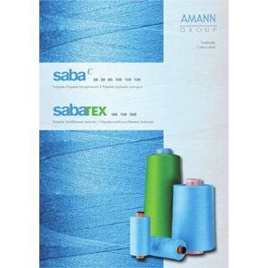 Saba Thread Colour Card, Actual Threads, Saba 150, 120, 100, 80, 50 &amp; 30, Sabetex 100, 120, 250