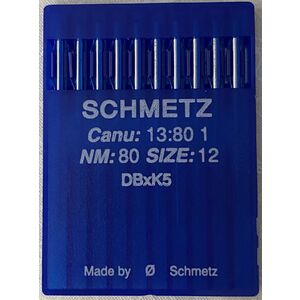Schmetz Industrial Needles, SC13.80/80, pack of 10 Size 80/12, DBxK5