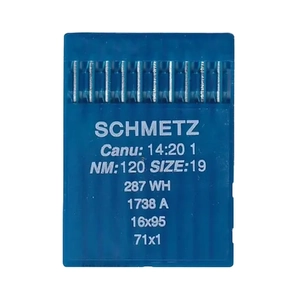 Schmetz Industrial Needles pack of 10 Size 120/19, 16x95, 287WH, 71x1