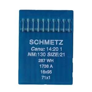 Schmetz Industrial Needles pack of 10 Size 130/21, 16x95, 287WH, 71x1