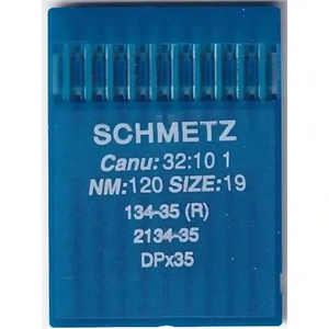 Schmetz Industrial Needles pack of 10 Size 120/19, 134-35 (R); 2134-35; DPx35