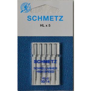 Schmetz Needle, High Speed HL x 5, Embroidery Size 90/14 Pack of 5 Needles