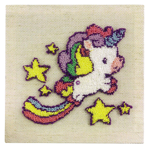 UNICORN DREAMS Punch Needle Kit By Sew Easy, 20.3 x 20.3cm, SE.NF001
