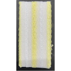 Semco LEMON Iridescent Feather Edge Eyelet Lace, 37mm x 15m