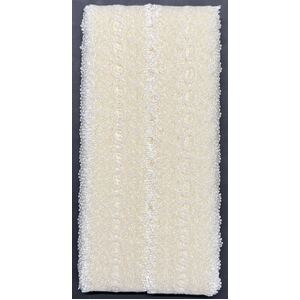 Semco CREAM Feather Edge Eyelet Lace, 37mm x 15m