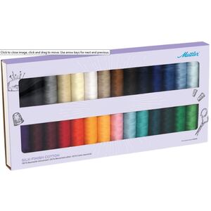 Mettler Silk Finish Cotton 28 x 150m Spool Thread Gift Pack