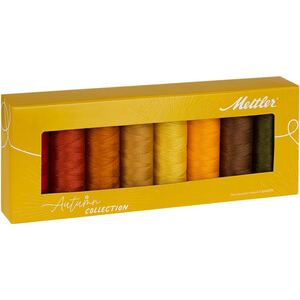 Mettler Silk Finish Cotton 8 x 150m Spool Thread Gift Pack AUTUMN
