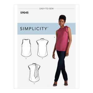 Simplicity Pattern 1426 Women's Vintage 1950's Bra Tops - Patterns