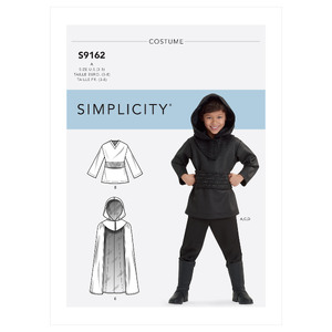 Simplicity Sewing Pattern S9162 Children&#39;s Costumes Simplicity Sewing Pattern 9162