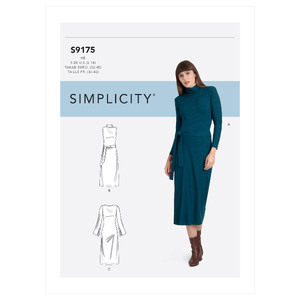 Simplicity Sewing Pattern S9175 Misses&#39; Dress Simplicity Sewing Pattern 9175