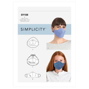 Simplicity Sewing Pattern S9188 Family Face Covers Simplicity Sewing Pattern 9188