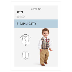 S9194 INFANTS&#39; SPORTSWEAR Simplicity Sewing Pattern 9194