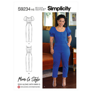 S9234 MISSES&#39; JUMPSUIT Simplicity Sewing Pattern 9234
