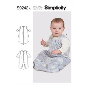 S9242 BABIES&#39; LAYETTE Simplicity Sewing Pattern 9242