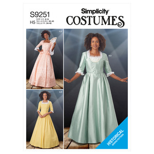 S9251 MISSES&#39; COSTUMES Simplicity Sewing Pattern 9251