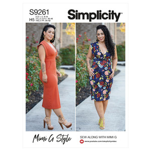 S9261 MISSES&#39; DRESSES Simplicity Sewing Pattern 9261