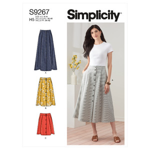 S9267 MISSES&#39; SKIRT Simplicity Sewing Pattern 9267