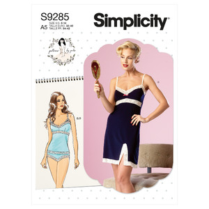 S9285 MISSES CAMI, SLIP, PANTY Simplicity Sewing Pattern 9285