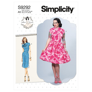 S9292 MISSES&#39; MANDARIN DRESSES Simplicity Sewing Pattern 9292