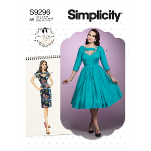 S9296 MISSES&#39; DRESS Simplicity Sewing Pattern 9296